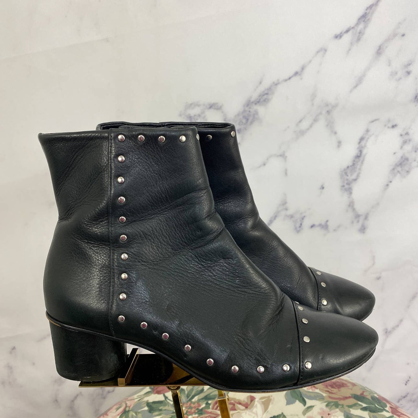 Rebecca Minkoff | Isley Studded Leather Bootie