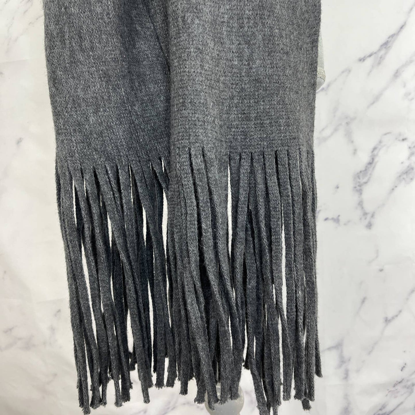 Lucky Brand | Dark Grey Solid Brushed Scarf