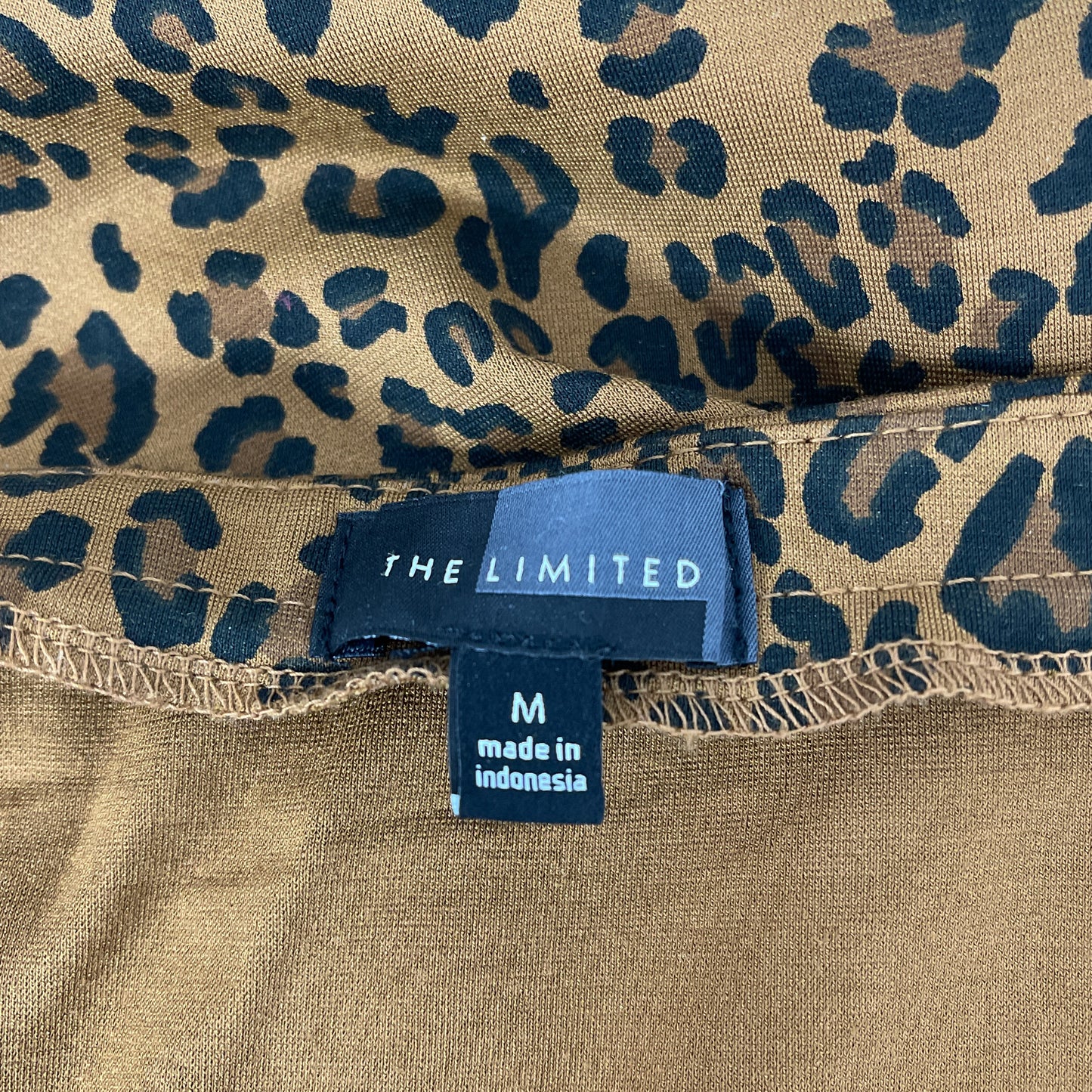 The Limited | Leopard Print Skater Skirt | Sz M