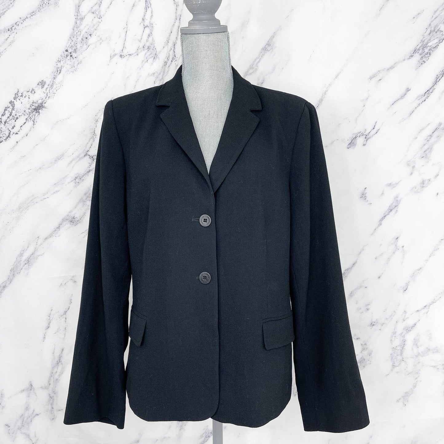 Emanuel Ungaro | Black Wool Classic Blazer/Suit Coat | Sz 14