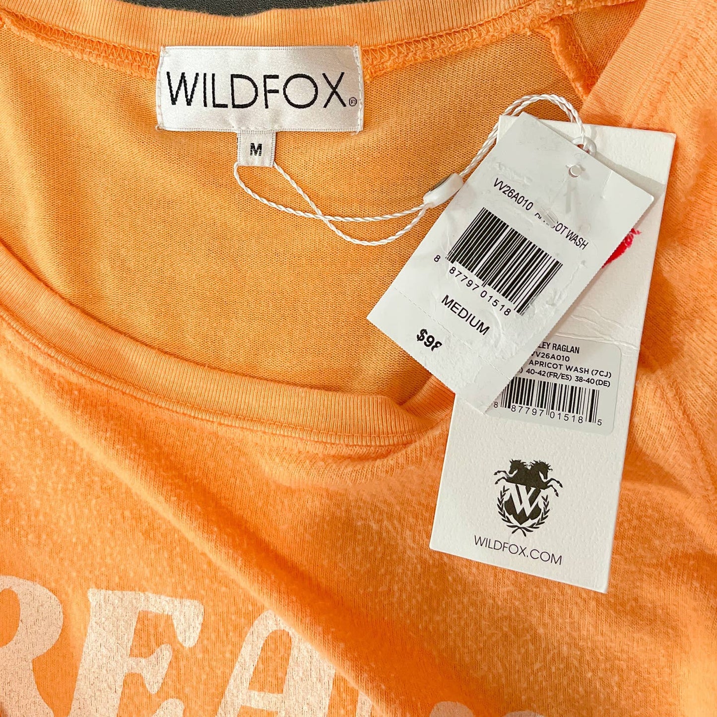 Wildfox | Dreams Haley Raglan Sweatshirt | Sz M