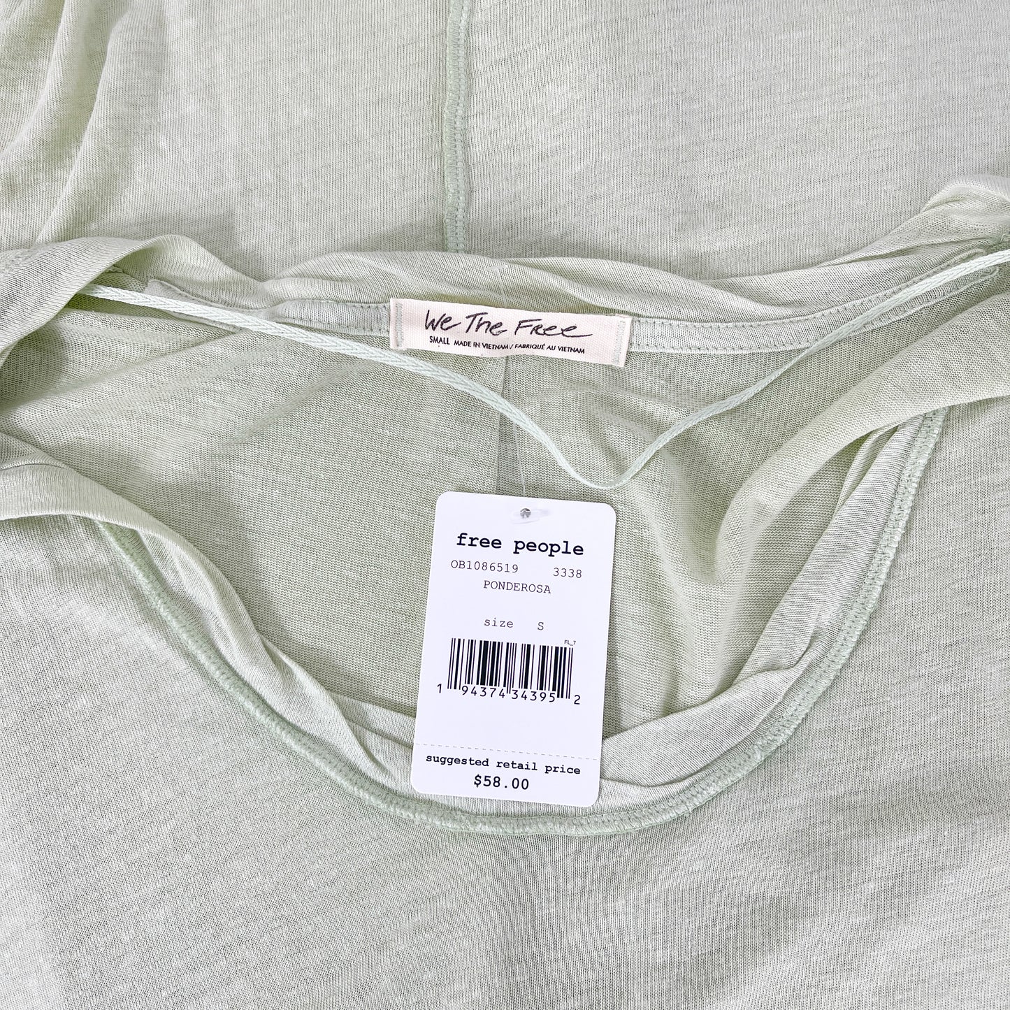 Free People | We The Free | Under the Sun Tee Shirt | Sz S