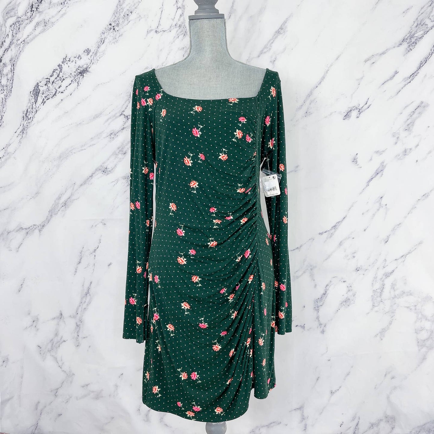 Free People | Celia Long Sleeve Mini Dress | Sz L