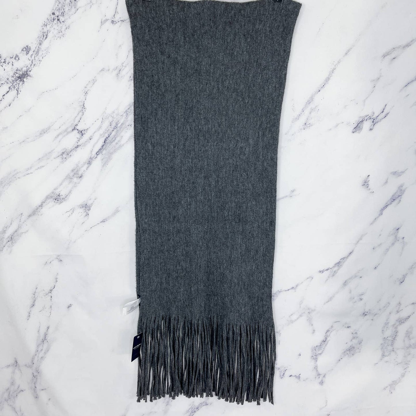 Lucky Brand | Dark Grey Solid Brushed Scarf