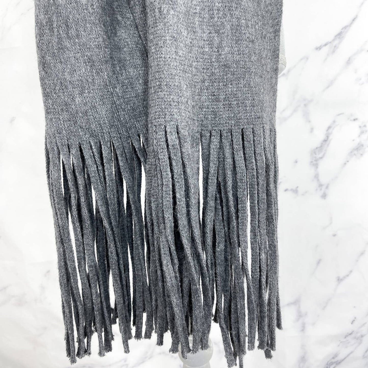 Lucky Brand | Dark Grey Solid Brushed Scarf