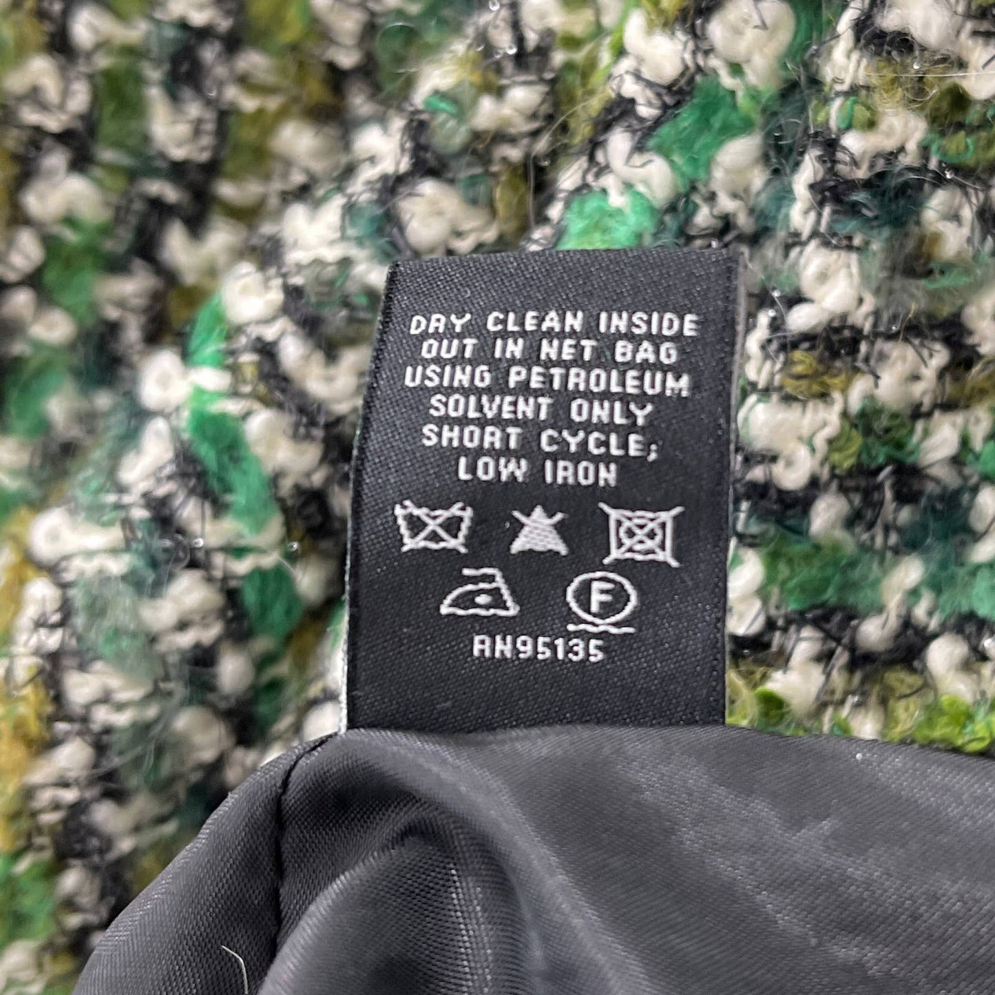 Lafayette 148 New York | Green Tweed Wool Skirt | Sz 10