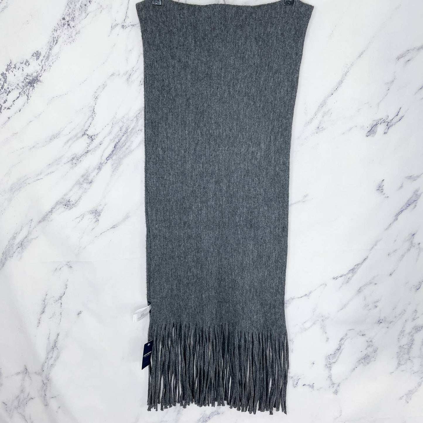 Lucky Brand | Dark Grey Solid Brushed Scarf