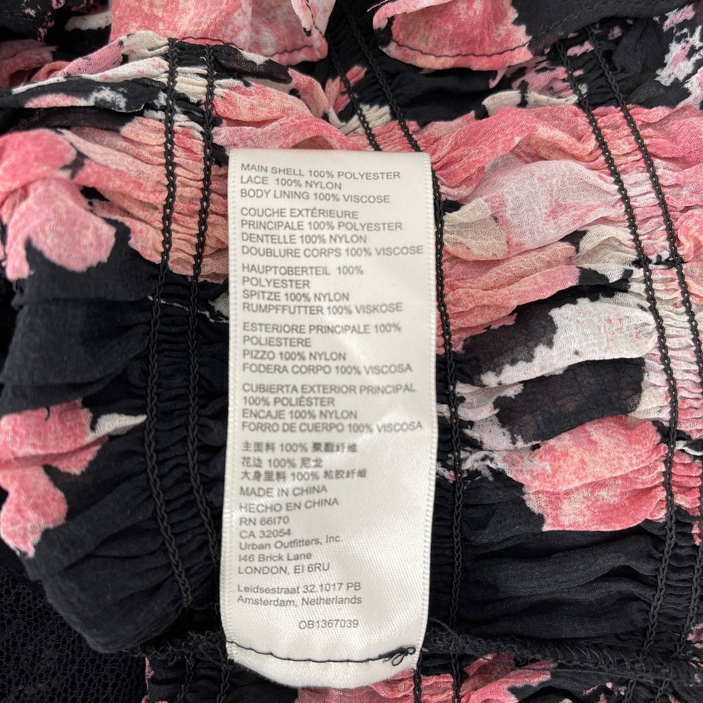 Free People | Daphne Floral Print Top | Sz XL