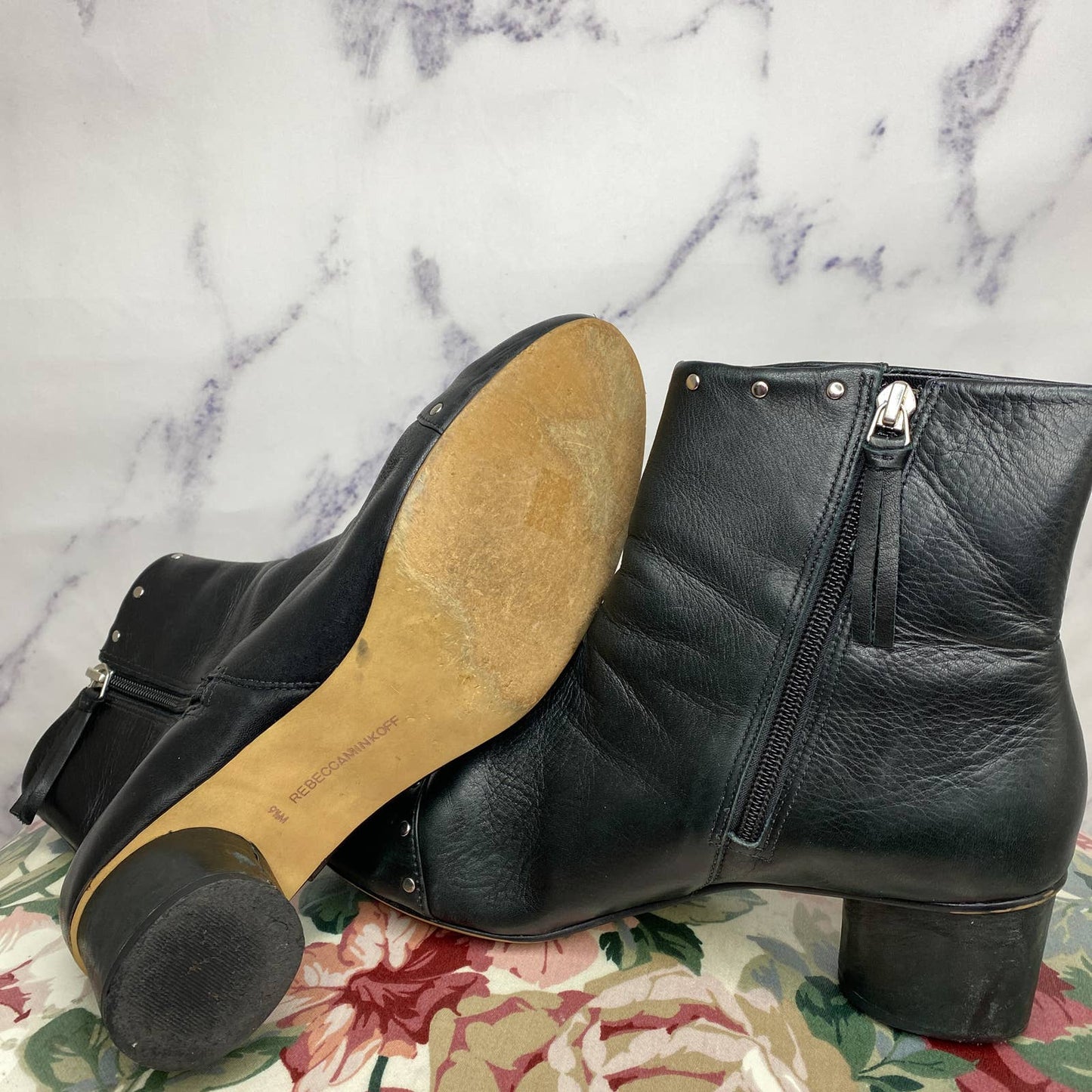 Rebecca Minkoff | Isley Studded Leather Bootie