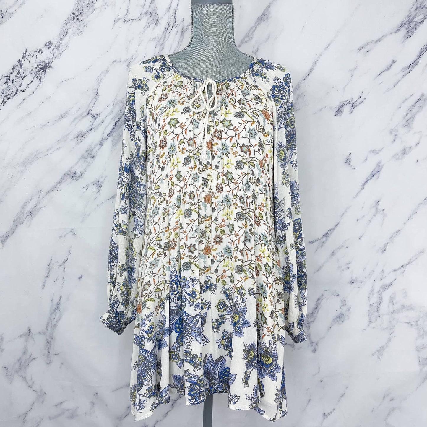 Free People | Lucky Loosey Tunic Dress in Honeysuckle Combo | Sz S