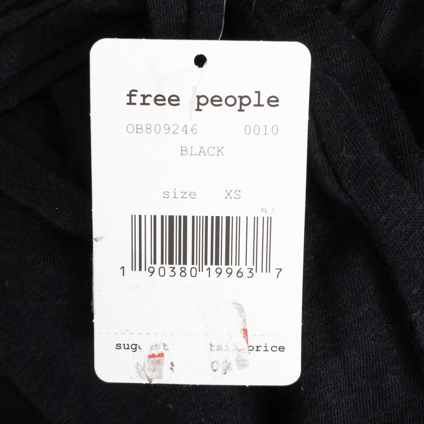 Free People | Ballerina Tie Waist Romper | Black | Size XS