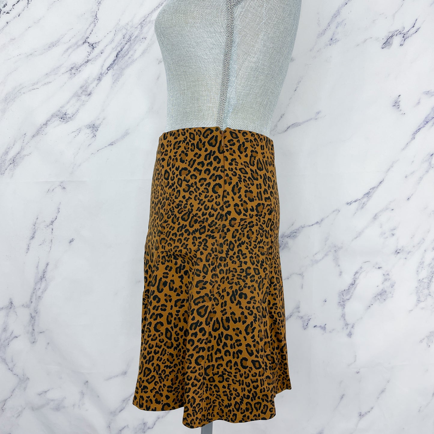 The Limited | Leopard Print Skater Skirt | Sz M