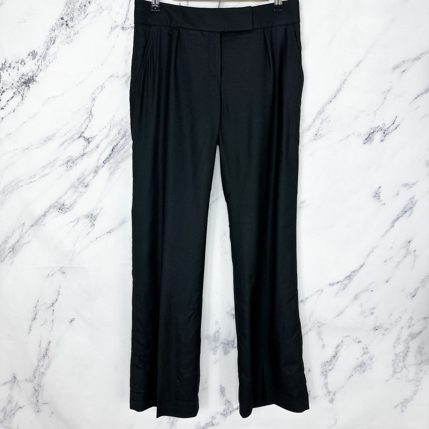 Salvatore Ferragamo | Black Wool Pants | Sz IT 44/ US 12