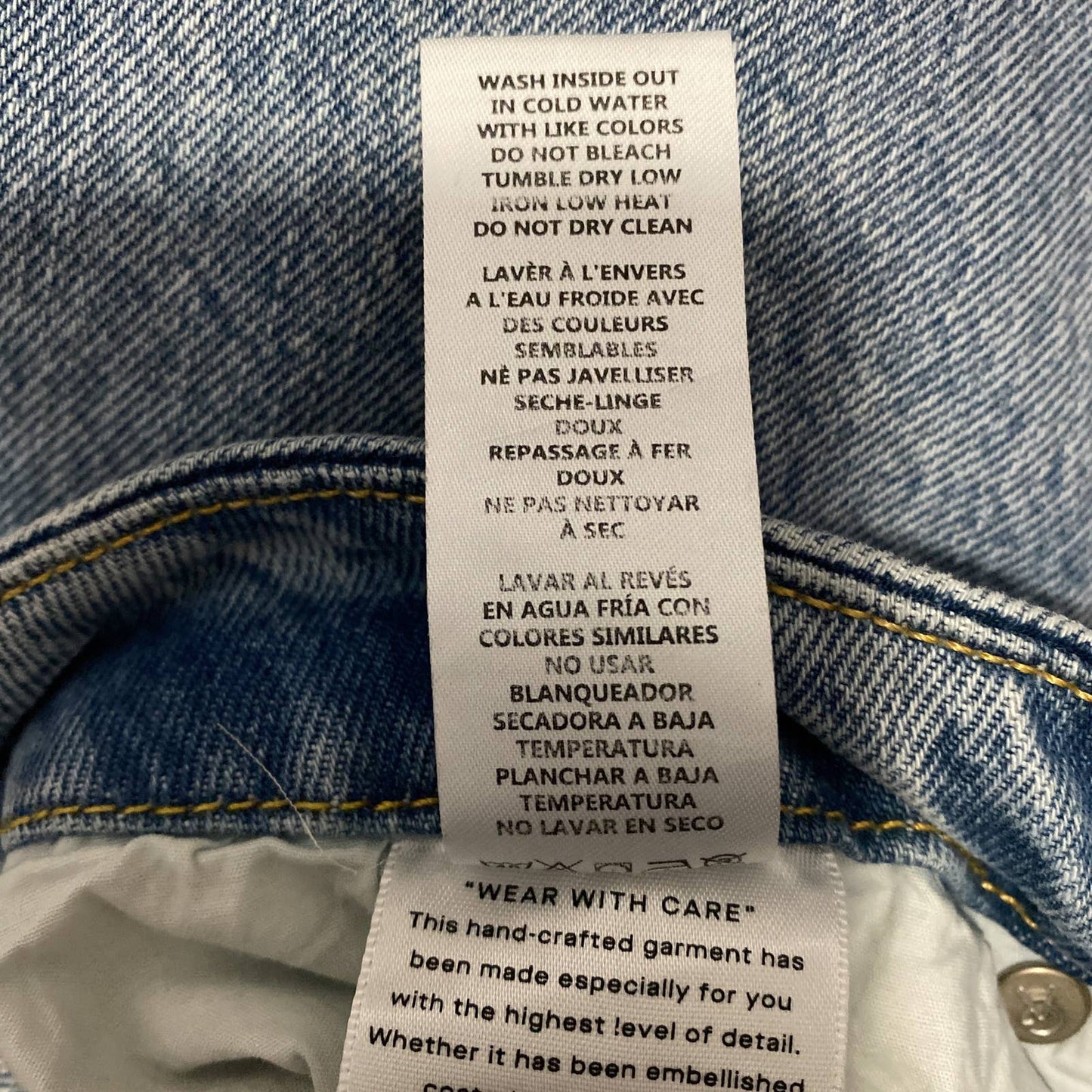 Good American | Duster Crop Straight Leg Jeans | Sz Plus Size 15