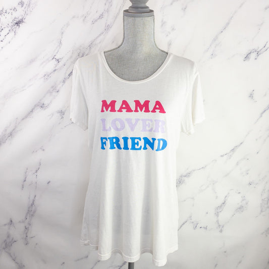 Sundry | Mama Lover Friend Graphic Tee | Sz 3 (Large)