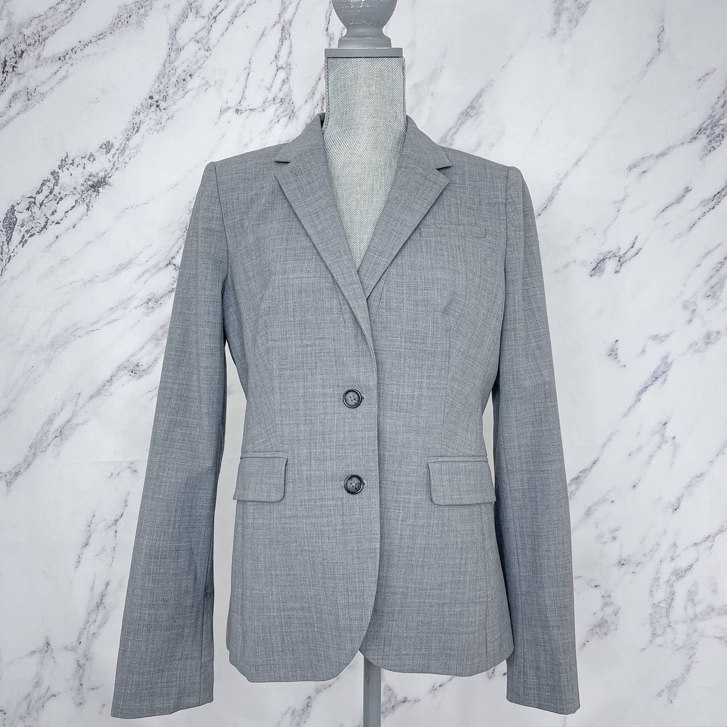 Banana Republic | Grey Wool Blazer | Sz 10