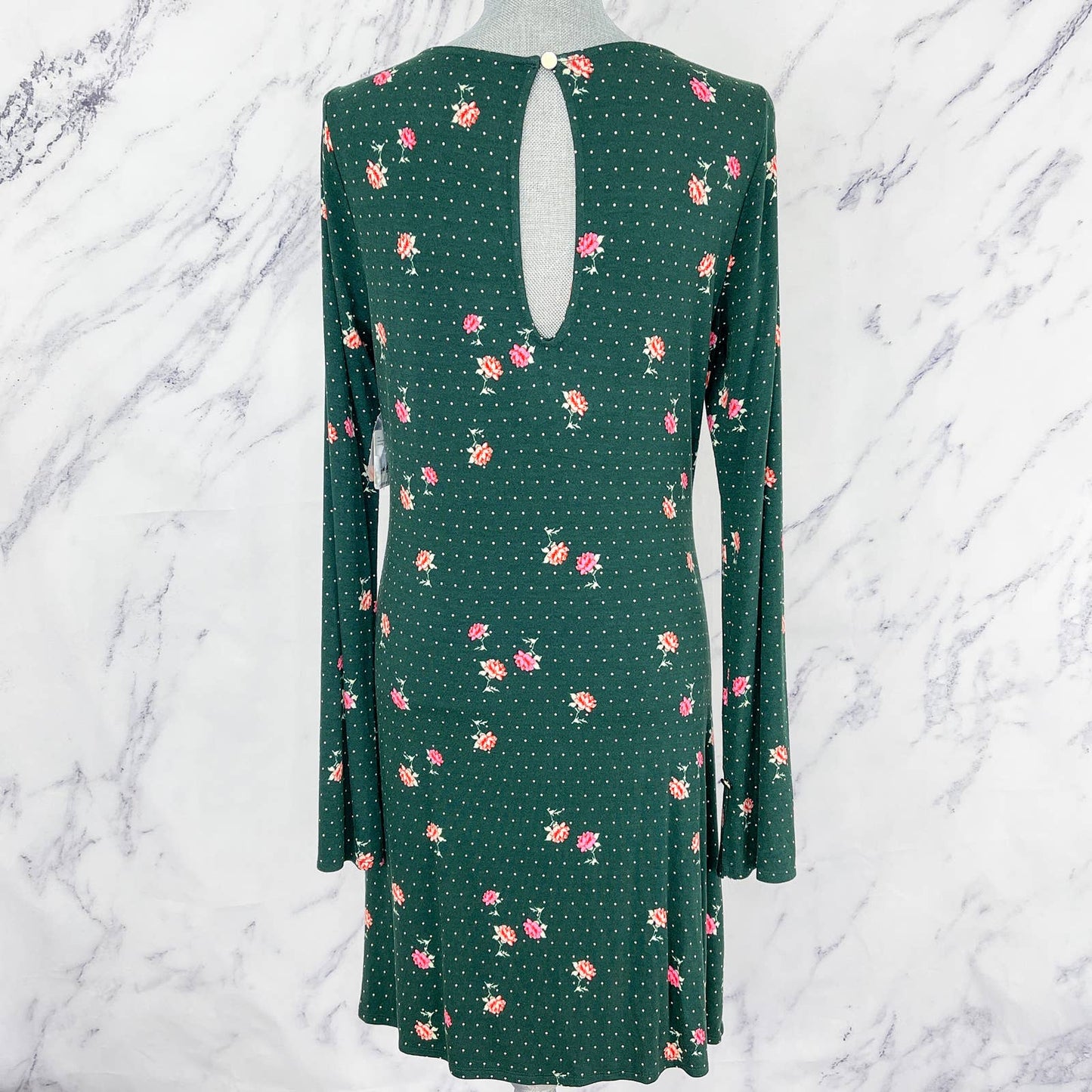 Free People | Celia Long Sleeve Mini Dress | Sz L