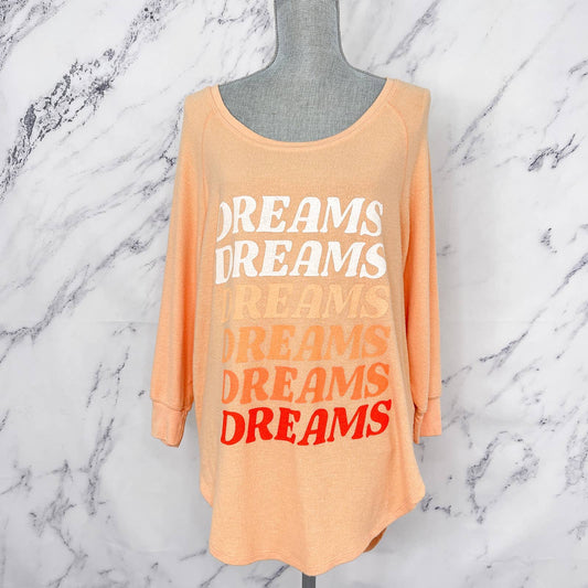 Wildfox | Dreams Haley Raglan Sweatshirt | Sz M