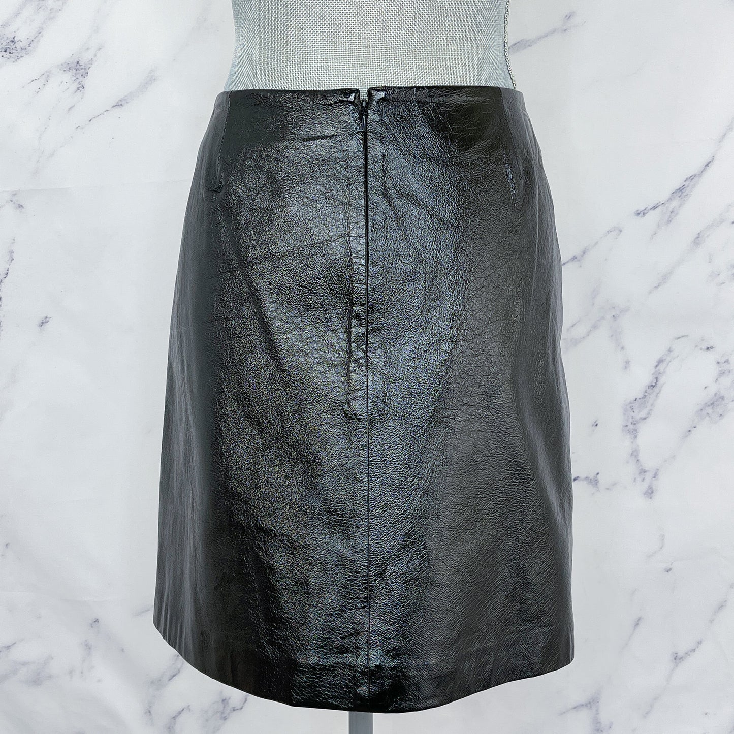 Halogen | Textured Leather Skirt | Sz 10P