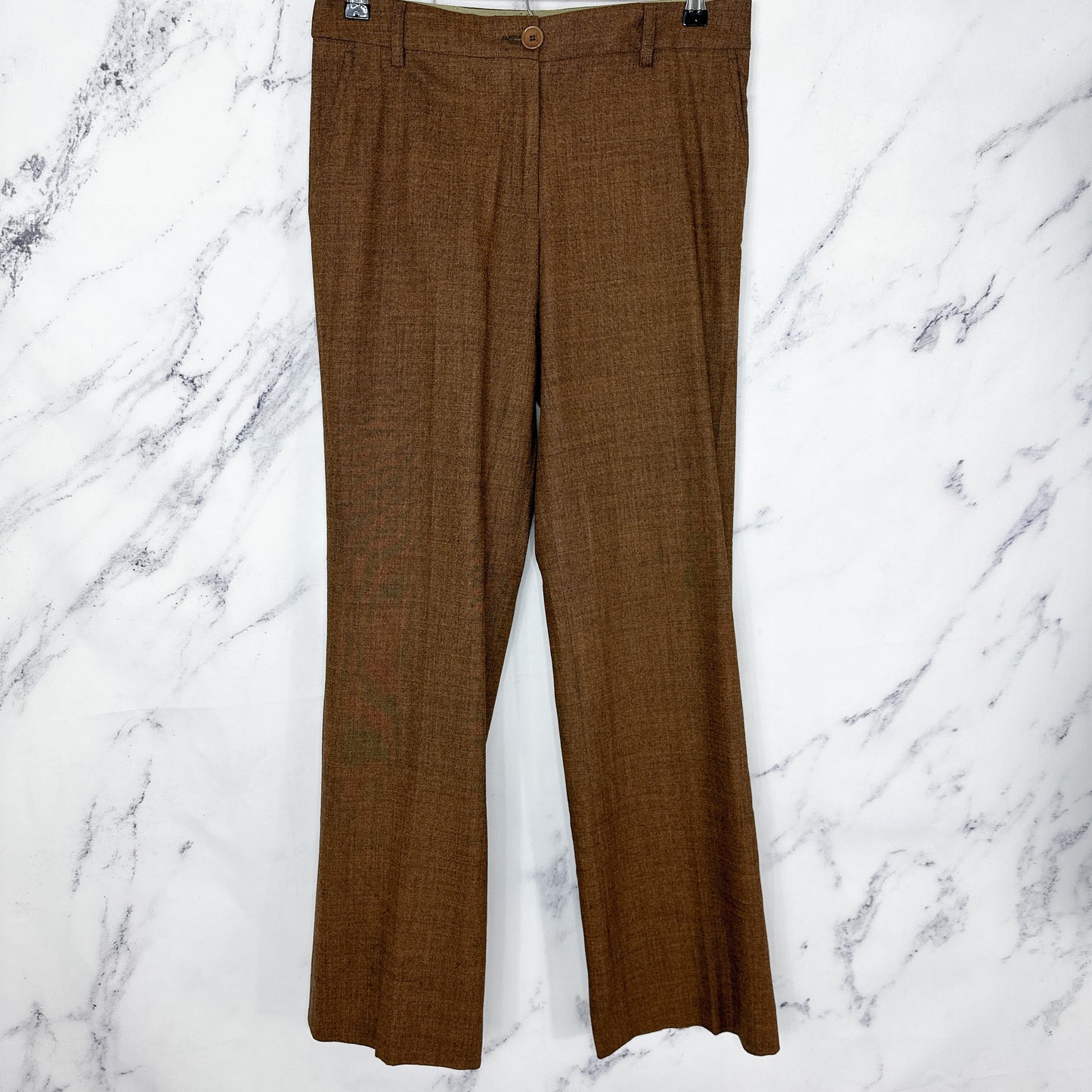 Etro | Brown Wool Blend Pants | IT 42 (US 8)