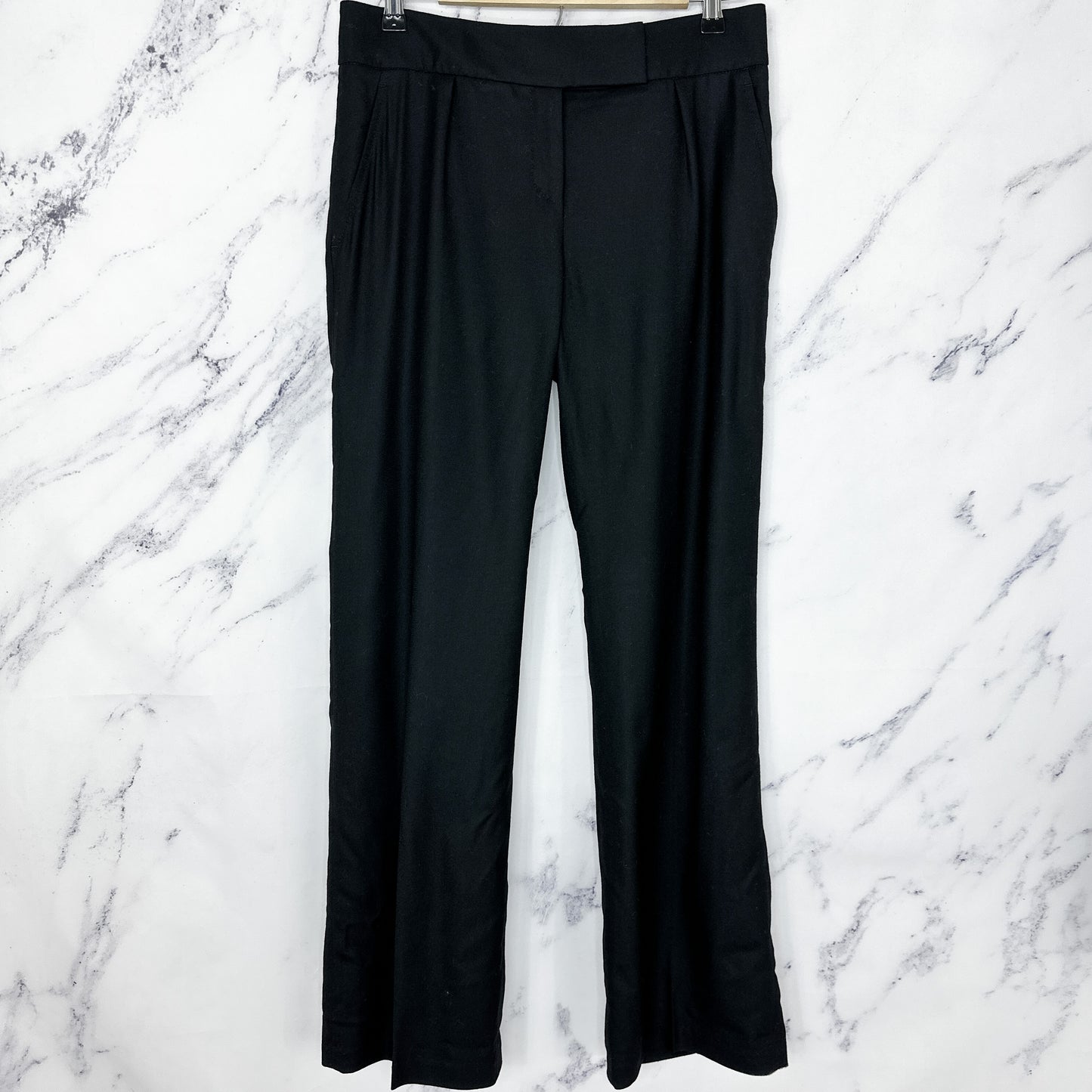 Salvatore Ferragamo | Black Wool Pants | Sz IT 44/ US 12
