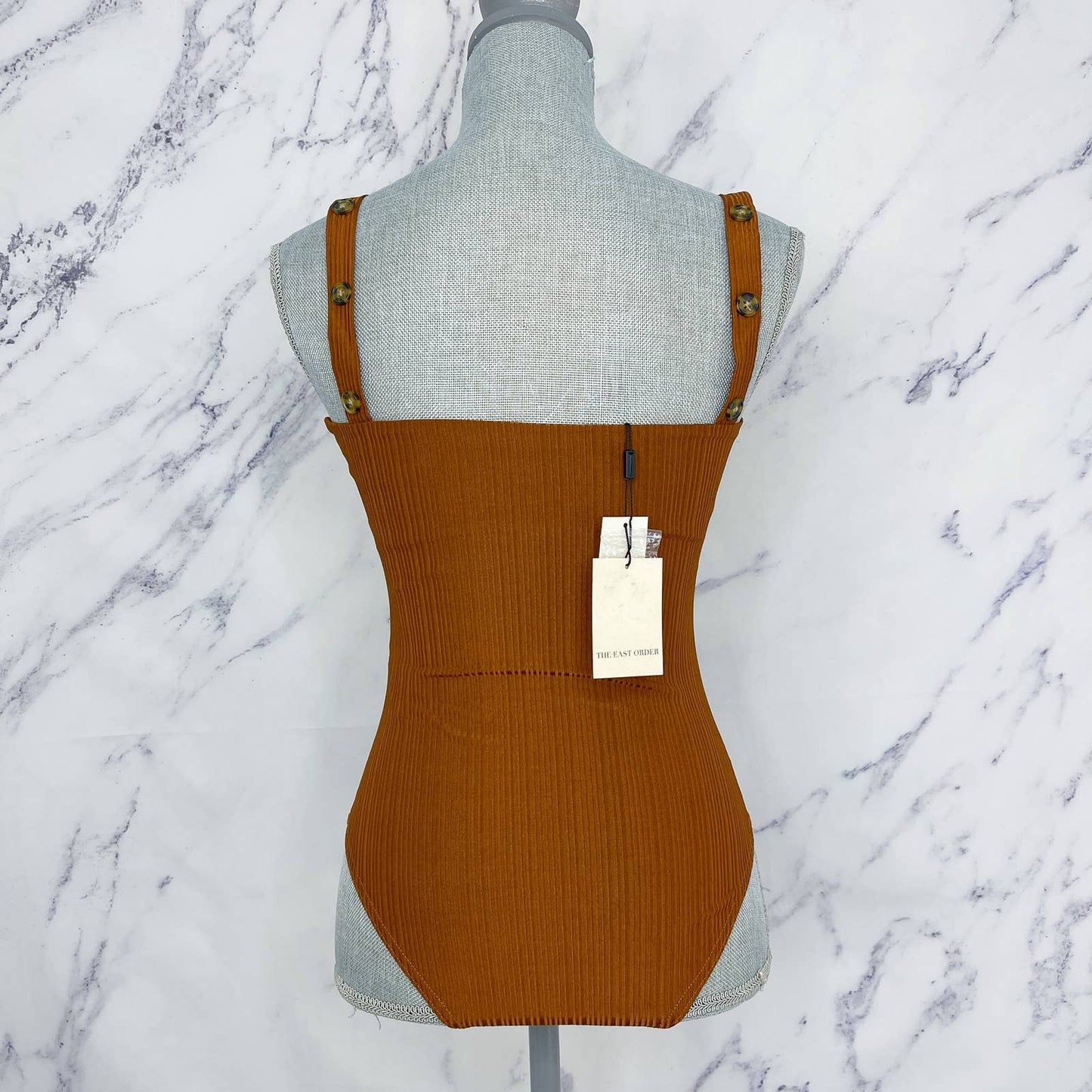 The East Order | Ribbed Bodysuit Cocoa | Sz S