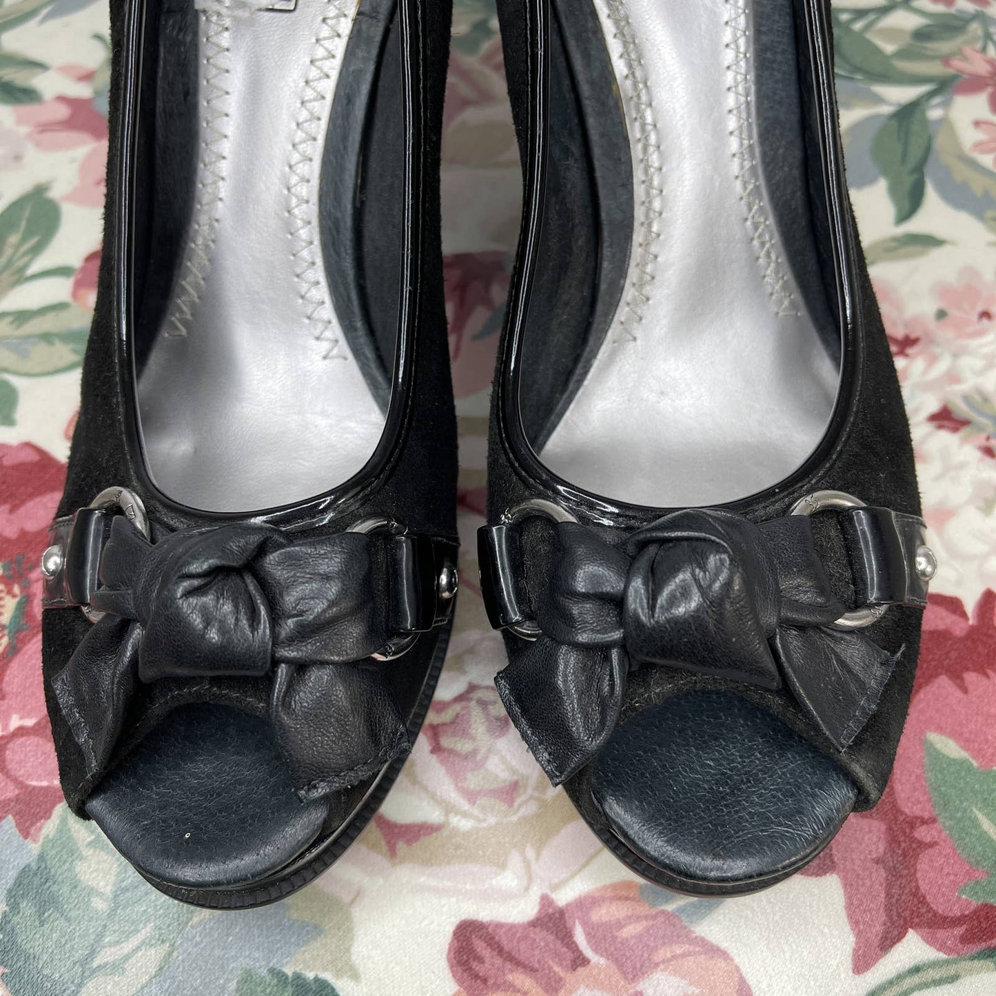 Sperry Top Sider  | Silverside Black Suede Open-Toe