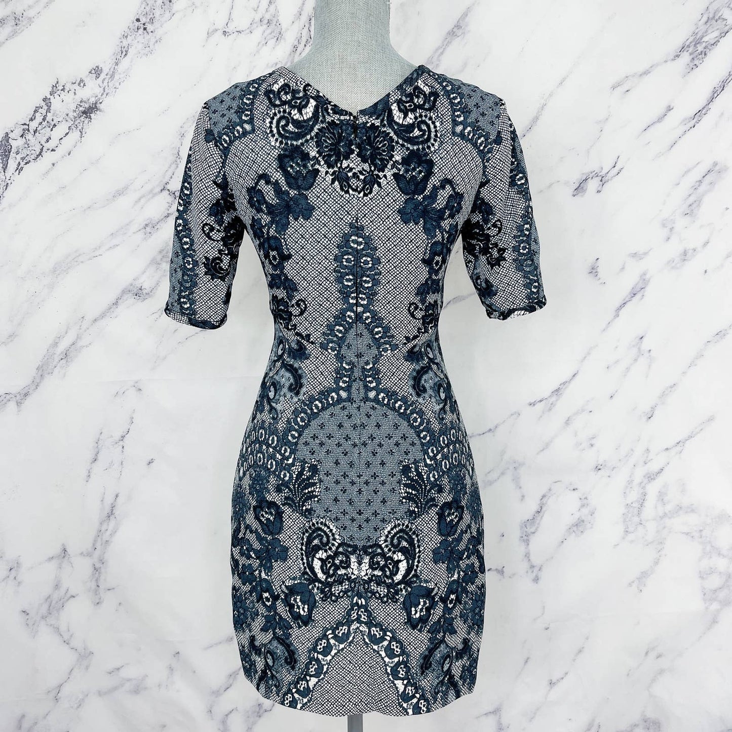 Yoana Baraschi | Anthropologie | Fleuris Lace Sheath Dress | Sz 0P