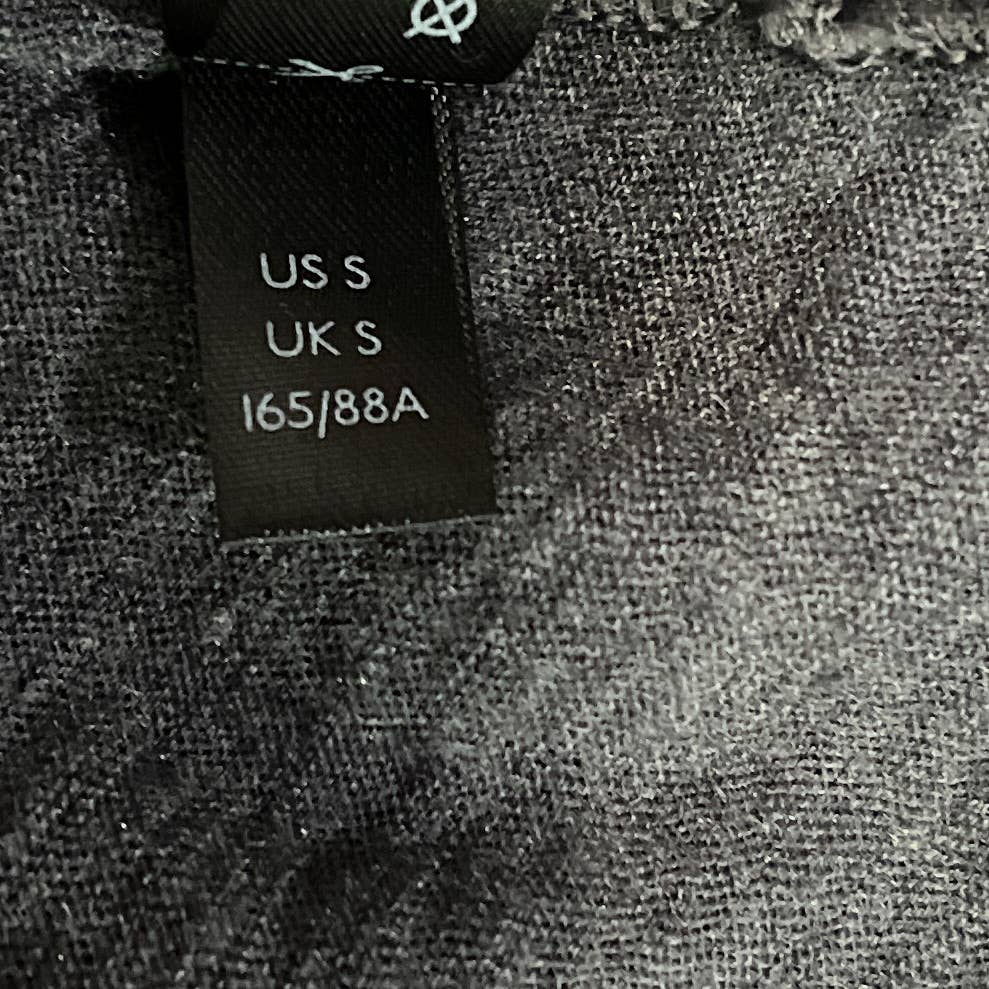 Free People Movement | One Up Long Sleeve Black Shirt | Sz S