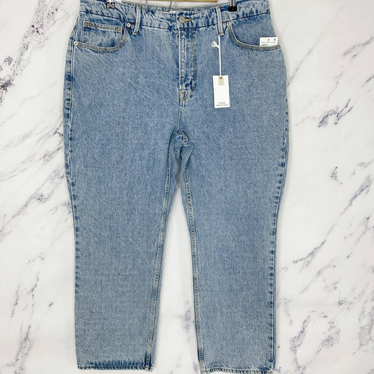 Good American | Duster Crop Straight Leg Jeans | Sz Plus Size 15