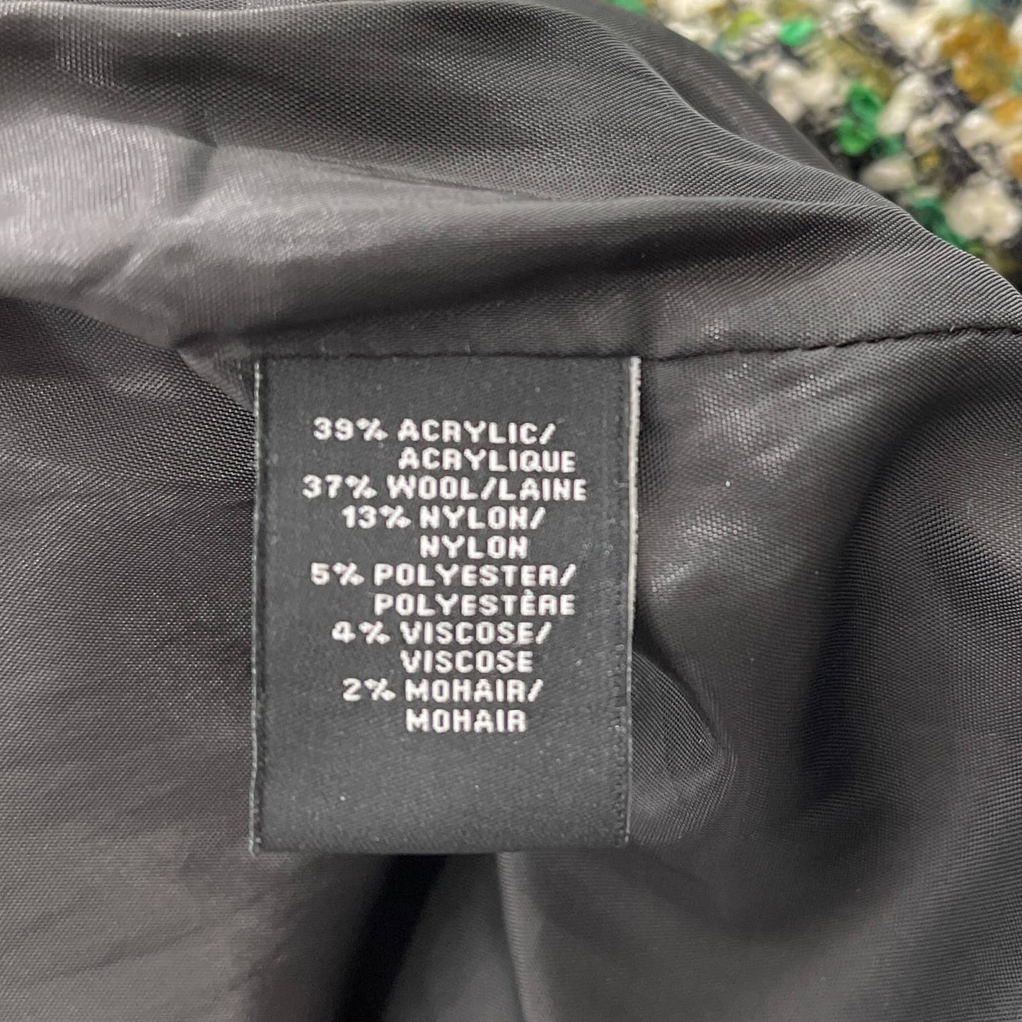 Lafayette 148 New York | Green Tweed Wool Skirt | Sz 10