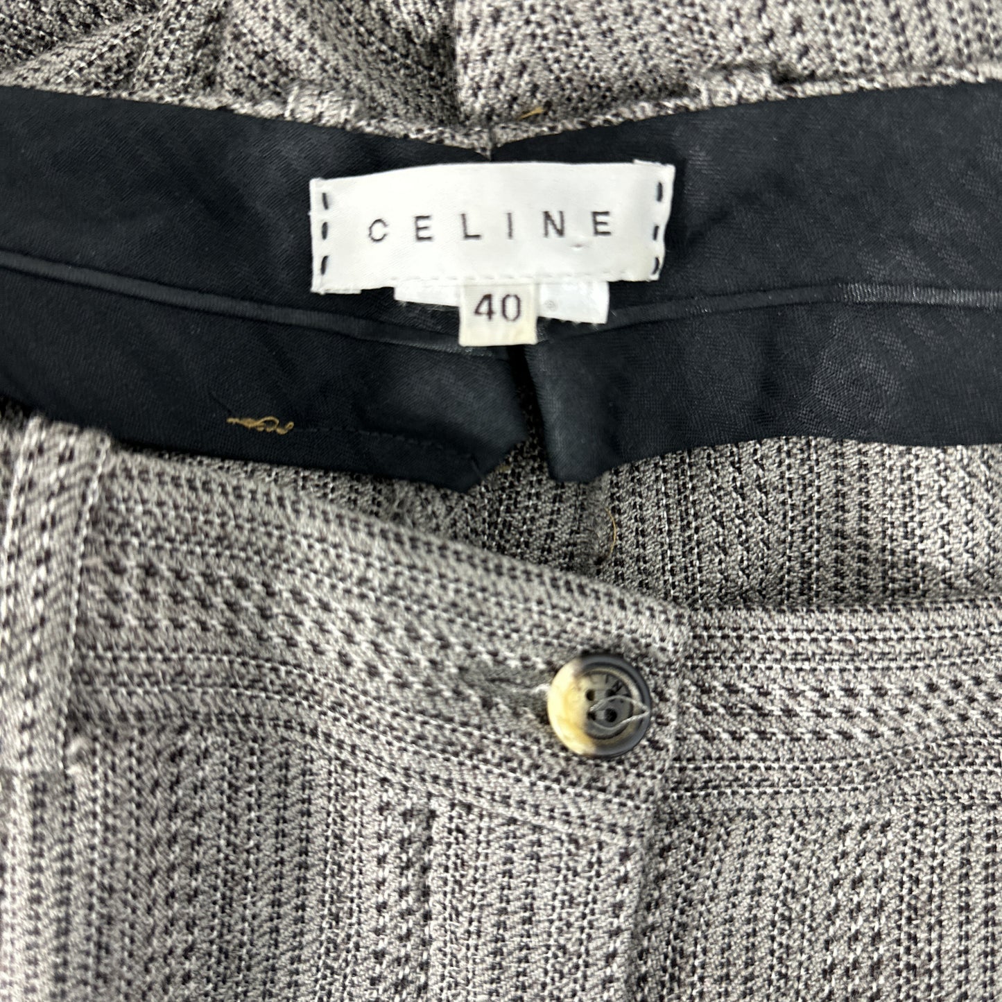 Celine | Grey Wool Pants | Sz EU 40 / US 4
