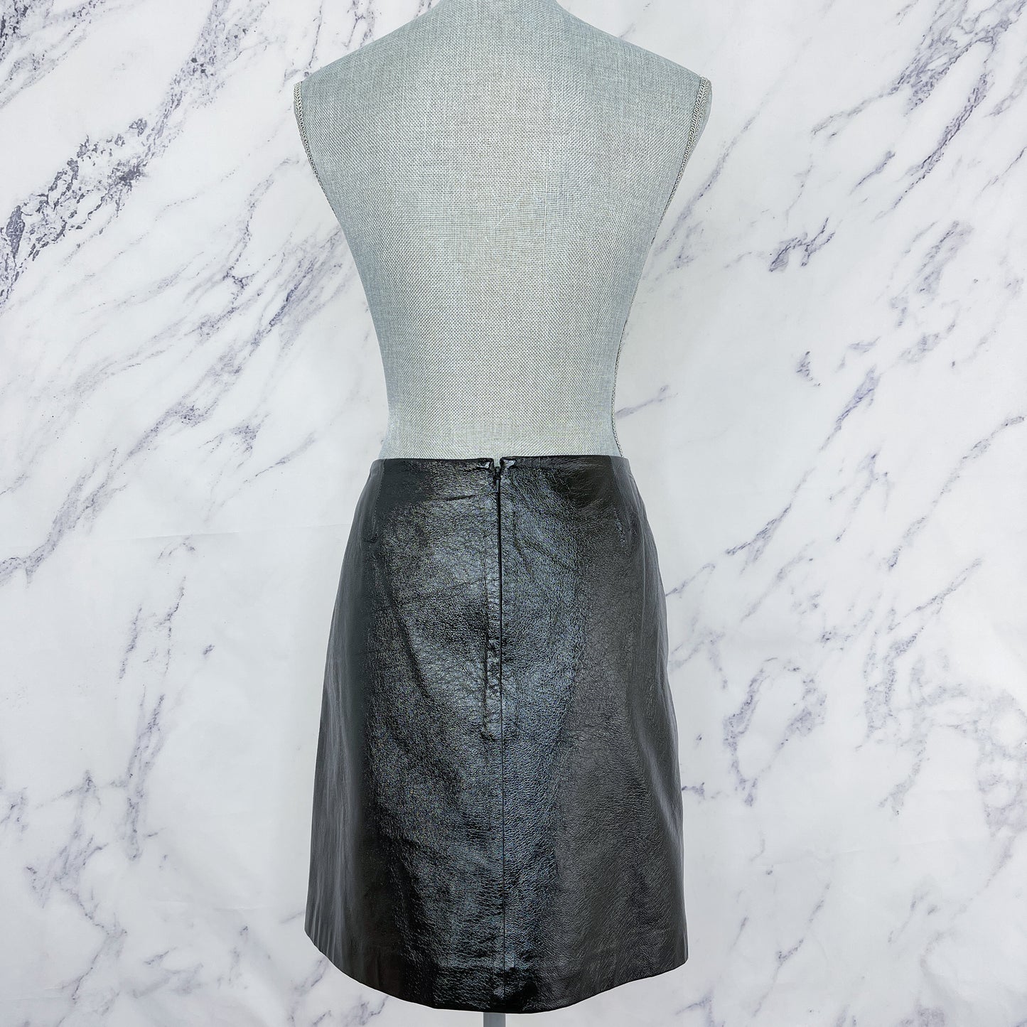 Halogen | Textured Leather Skirt | Sz 10P