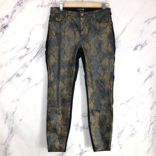 Etcetera | Python Print Skinny Jeans |Size 4