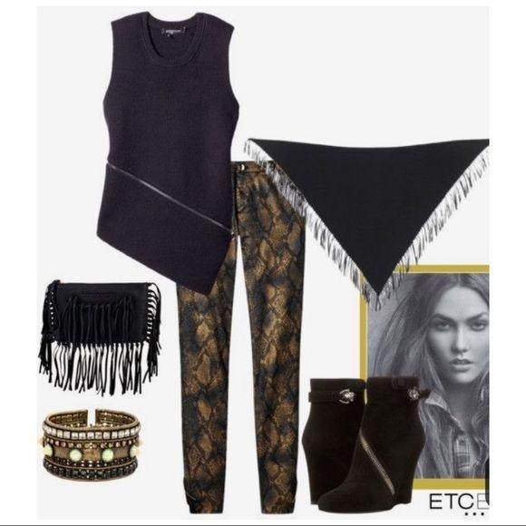 Etcetera | Python Print Skinny Jeans |Size 4
