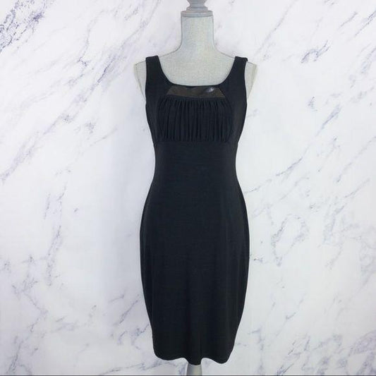 David Meister | Sleeveless Sheath Dress | Black | Size 6