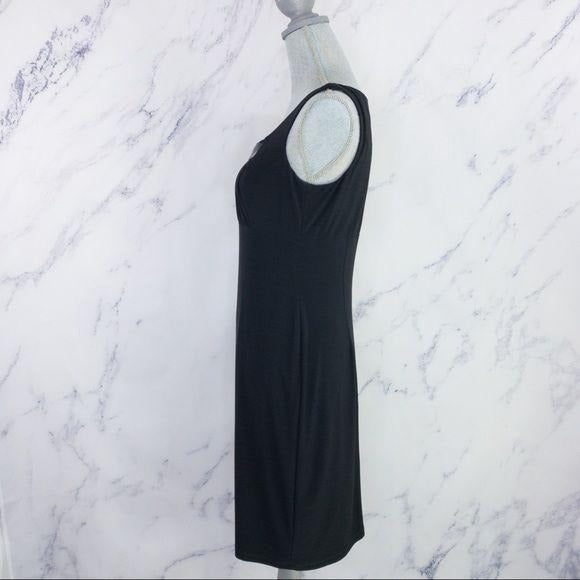 David Meister | Sleeveless Sheath Dress | Black | Size 6