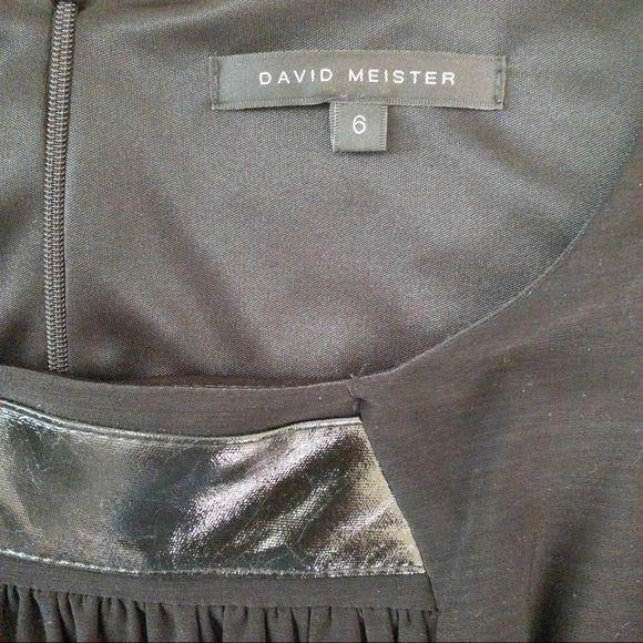 David Meister | Sleeveless Sheath Dress | Black | Size 6