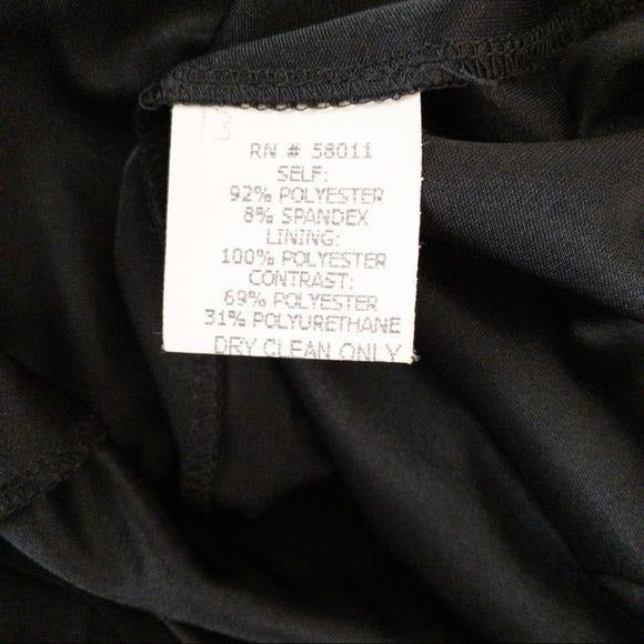 David Meister | Sleeveless Sheath Dress | Black | Size 6