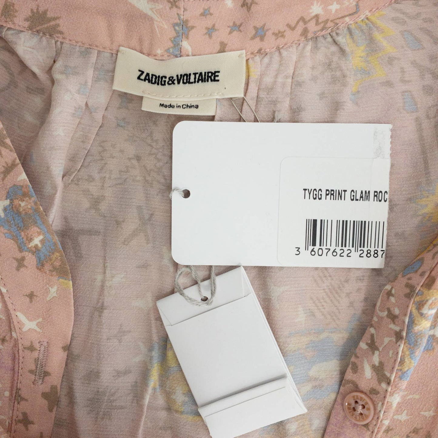 Zadig & Voltaire | Tygg Print Glam Long Sleeve Blouse | Sz M