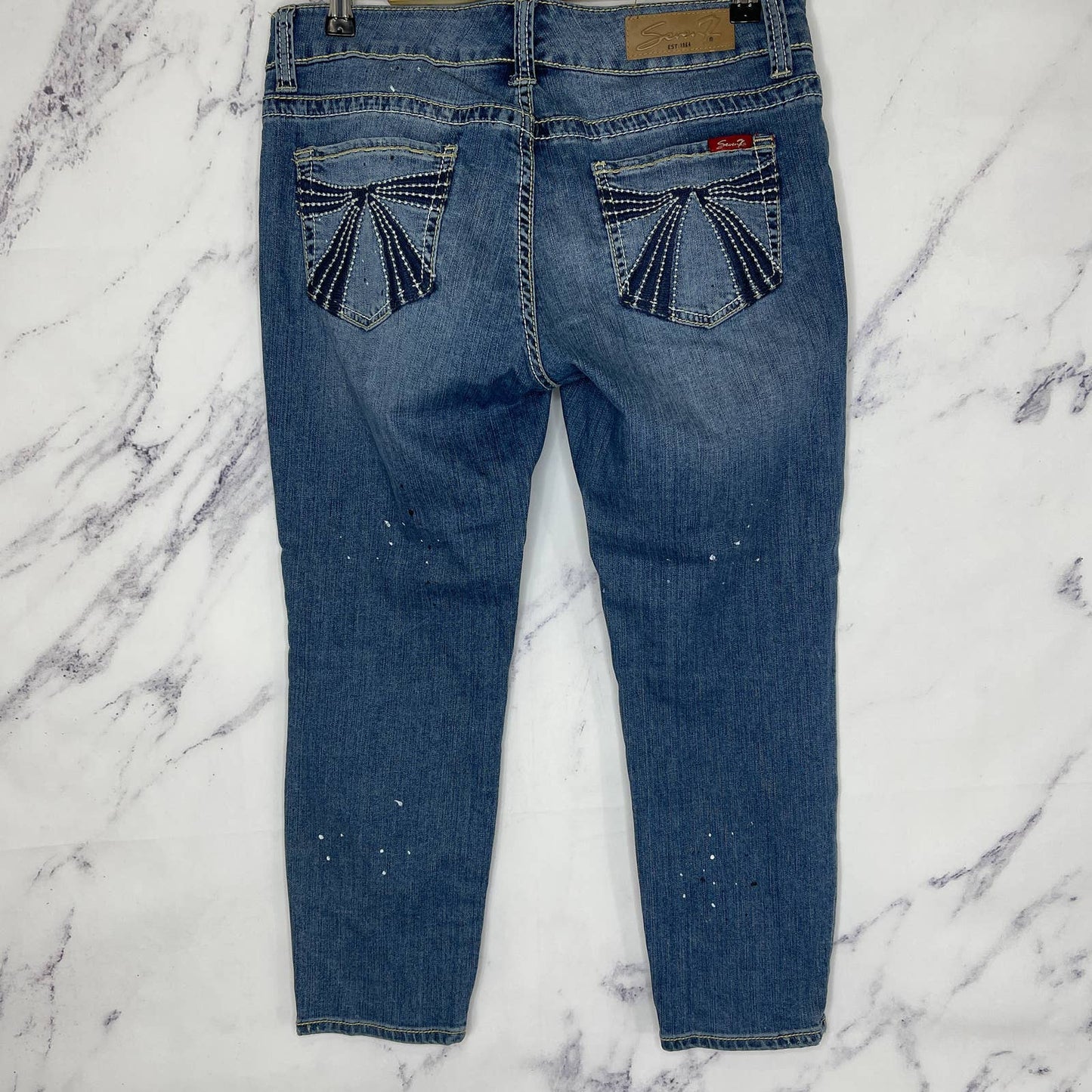 Seven7 | Speckled Cropped Jeans