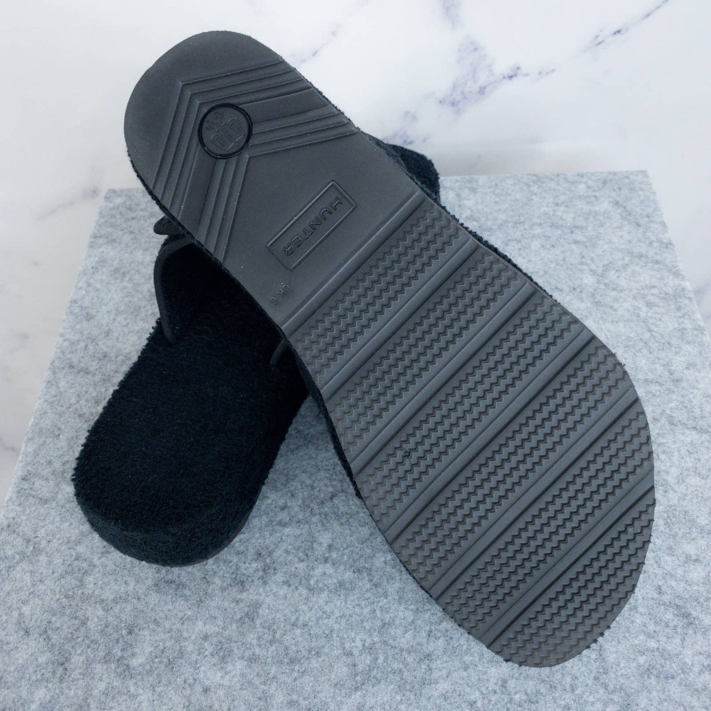 Hunter | Terry Toweling Beach Platform Slide | Size 8