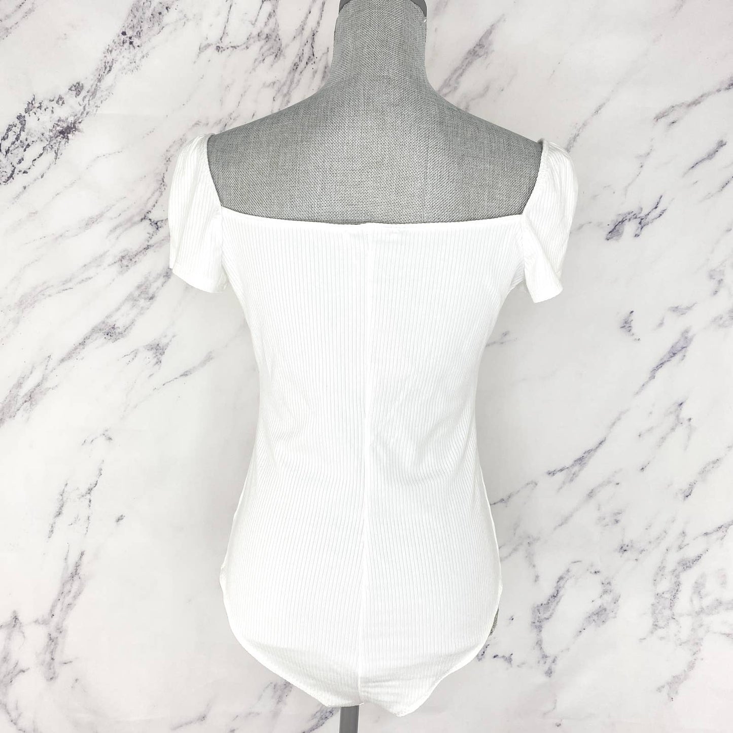 Reformation | Judy Ribbed Bodysuit | Sz XL