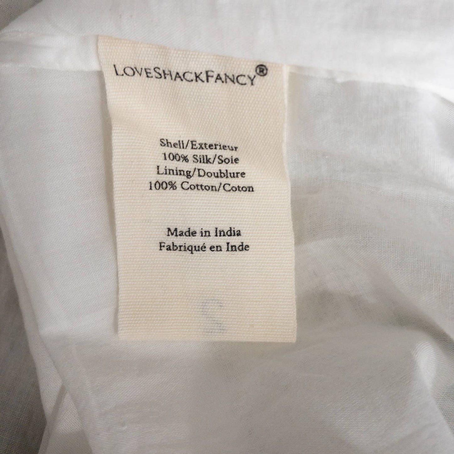 LoveShackFancy | Piccolo Skirt in Apricot Ice | Sz L