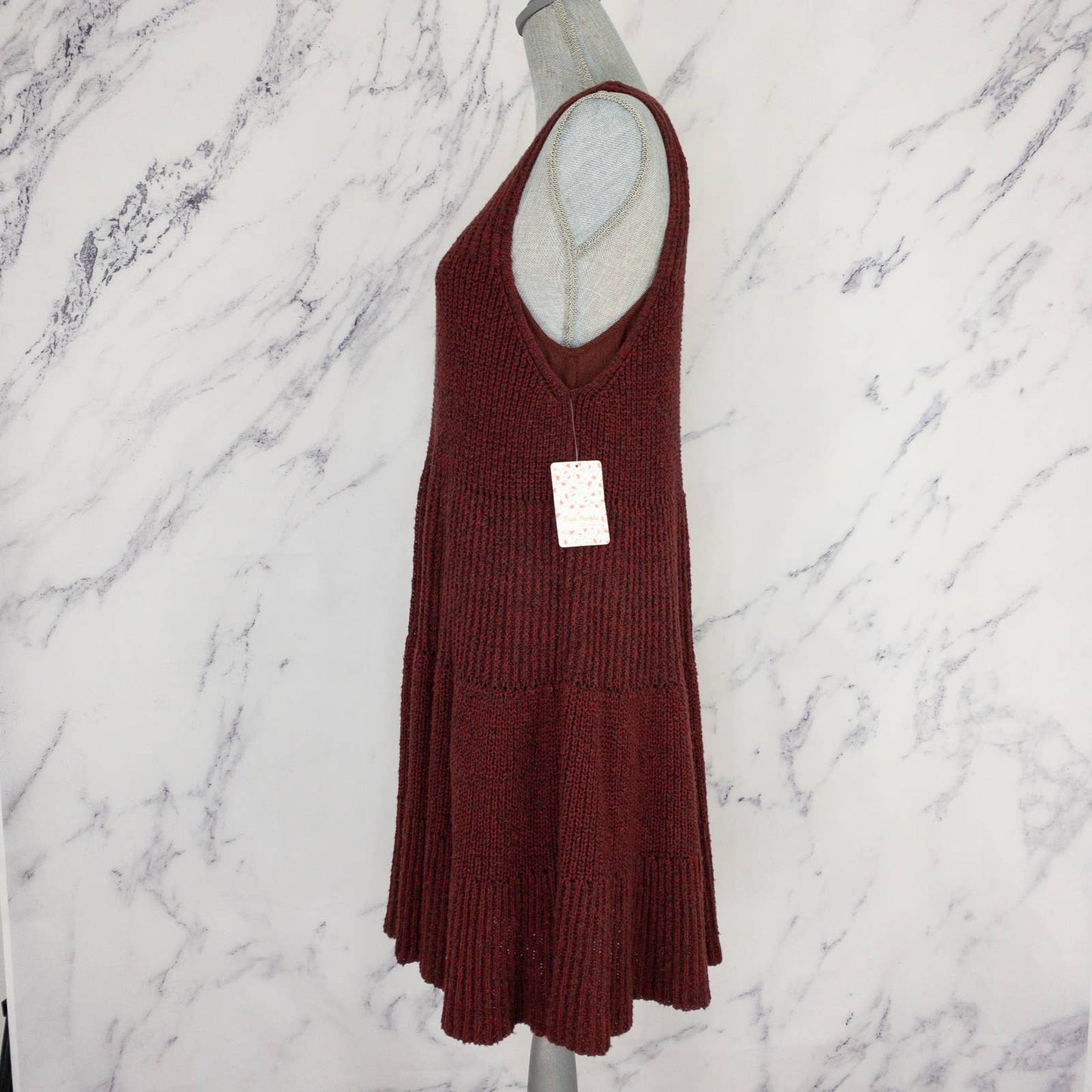Free People | Waterfall Ruffle Dress | Sz L