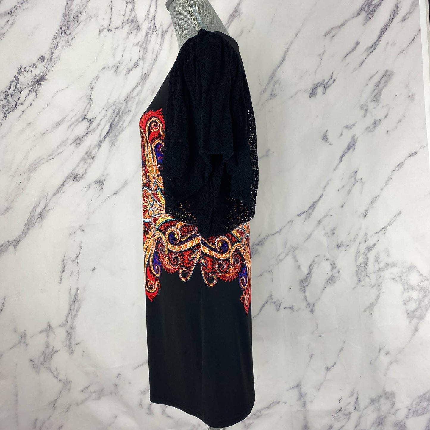 Uncle Frank | Boho V-Neck Dress | Sz M