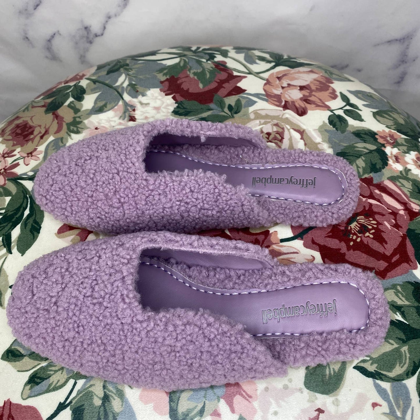 Jeffrey Campbell | Slippin Faux Shearling Mule | Size 7