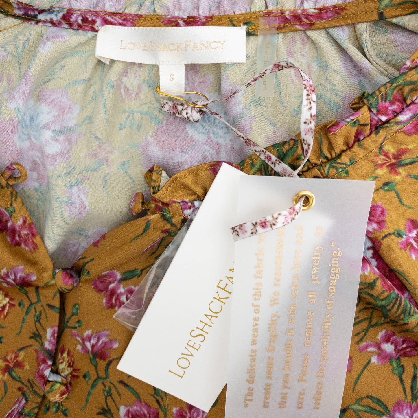 LoveShackFancy | Manchester Floral Blouse | Sz S