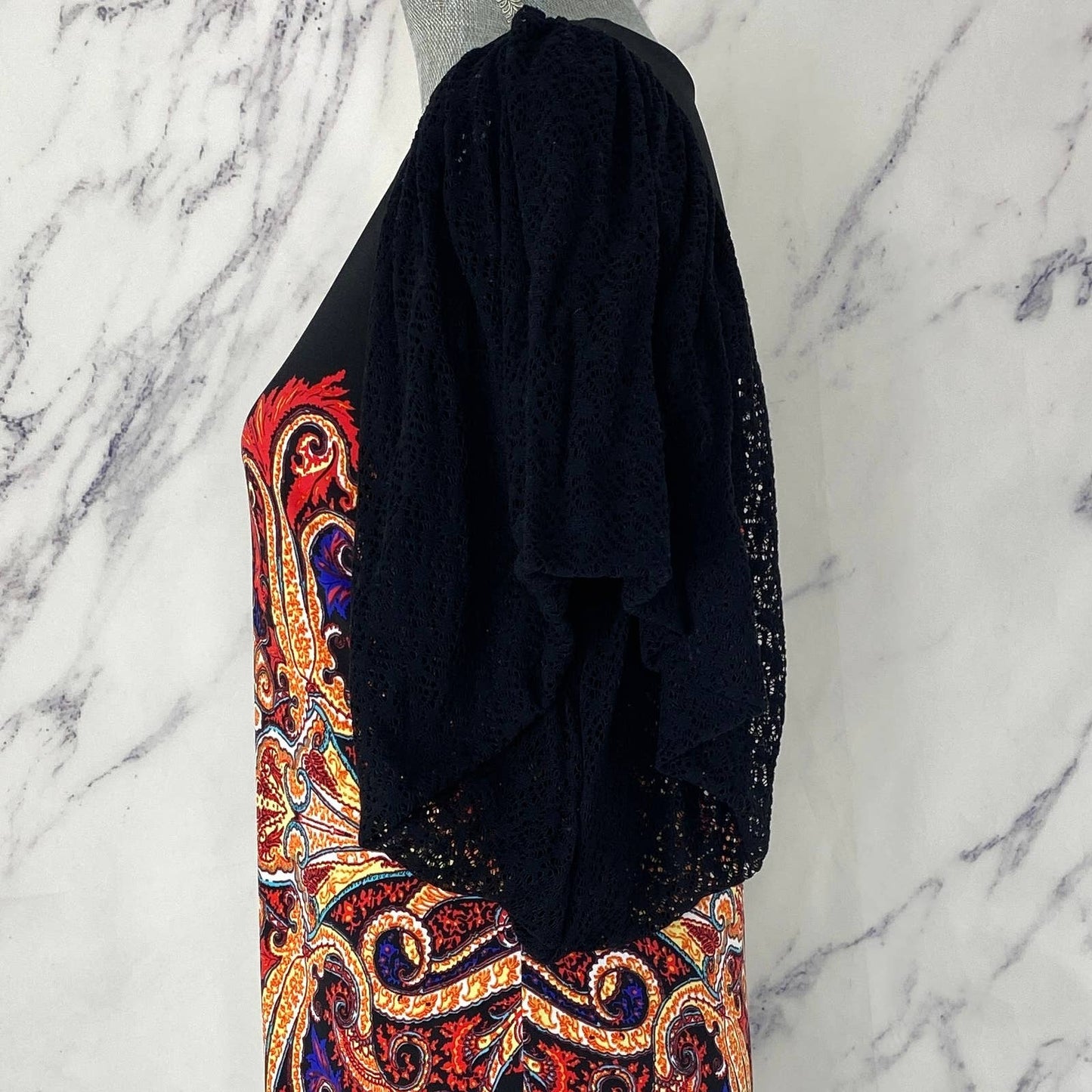 Uncle Frank | Boho V-Neck Dress | Sz M