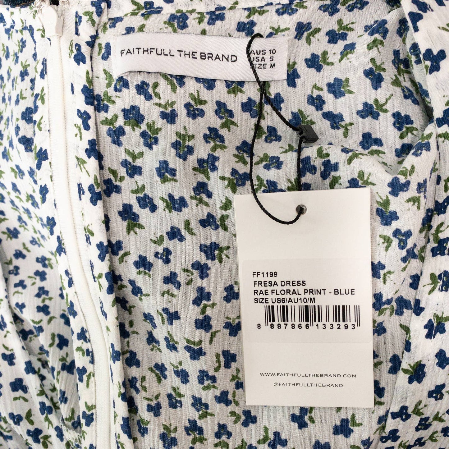 Faithful the Brand | Fresa Floral Crepe Mini Dress | Sz 6 (M)